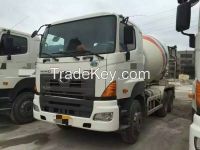 Used  Hino Concrete mixer truck 10CBM /2012Y