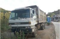 Used Isuzu (10PE1) tipper truck for heavy duty truck