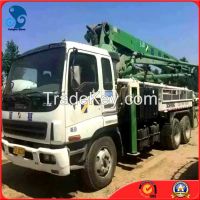 Used Schwing  37M concrete-auto-pump vehicle for  concrete pump Isuzu chassis