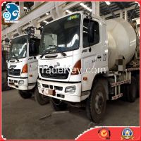 2007Year 9CBM used hino mixer truck for convey concrete