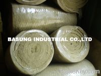 Rockwool blanket with wire mesh