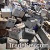 Drained Lead Car Battery Scrap