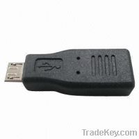 Sell Micro USB Male to Mini USB Female Adapter with PVC Molding