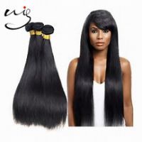 wholesale cheap Indian remy human hair bundles silk straight unprocessed  hair extensions sew in weave