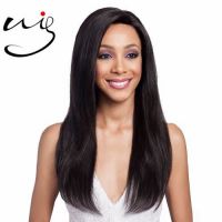 wholesale price premium quality unprocessed 100% human hair lace wigs , silk straight full lace wig for black women