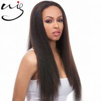 factory vendor cheap top quality hot selling virgin human hair lace wigs , kinky straight beauty natural full lace wig for black women , lace front wig