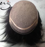 Indian remy human hair cheap price natural hair wig for men , mens hair piece systems , men toupee