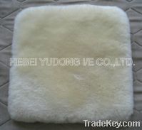 Sheepskin cushion