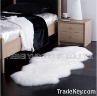 Sheepskin double pelt rug