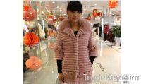 Rabbit fur coat