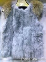 Rabbit fur vest