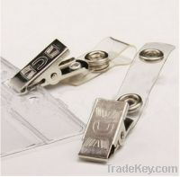 Sell Metal Badge Clip With PVC Strap