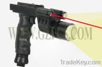 HB-6111 tactical grip with flashlight head and laser