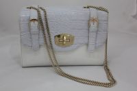 Sell Croco embossed PU flap Chain-Strap Shoulder Bag