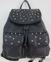 Sell flap studded backpack