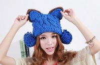 Knitted Printed Hat
