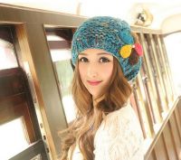 Knitted Printed Hat