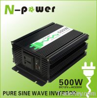 Sell 500W Pure Sine Wave DC12V to AC220V Power Inverter with USB