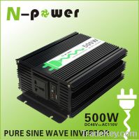 Sell 500W Pure Sine Wave DC48V to AC110V Power Inverter with USB