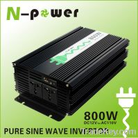 Sell 800W Pure Sine Wave DC12V to AC110V Power Inverter with USB