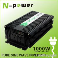 Sell 1000W Pure Sine Wave DC24V to AC110V Power Inverter with USB