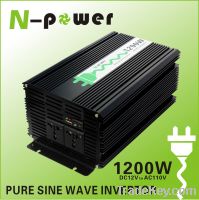 Sell 1200W Pure Sine Wave DC12V to AC110V Power Inverter with USB