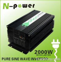 Sell 2000W Pure Sine Wave DC12V to AC110V Power Inverter with USB