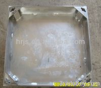 stainless steel galvanized iron roadway square manhole cover