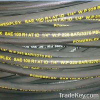 steel wire braid hydraulic hose SAE100R1 AT