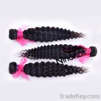 Sell best quality and lowest price brazilian deep wave human hair