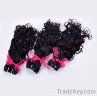 Sell free shipping brazilian natural wave mixed length real human hair