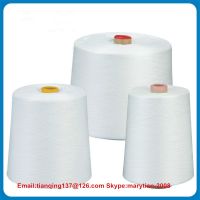 Spun polyester yarn 20s/2/3 30s/2/3 40s/2/3 50s/2/3 raw/optical/bleach white