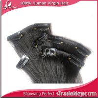 Sell Virgin remy clip hair extension