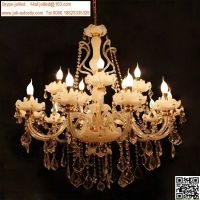 Colorful LED hotel Mall Chandelier Light Crystal Lightings Factory Supplier