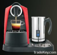 Single cup coffee maker, pod coffee machine