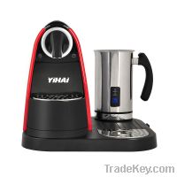 YIHAI Capsule coffee maker with milk frother, excellent coffee maker