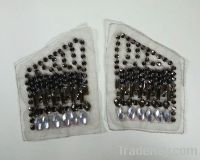 Sell Beaded Applique for garment shoulder W824