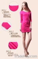 super irregular ramps neck long dress lady office dress evening dress