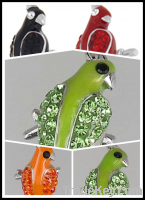 Fashion , Animal, Parrot Charms for bracelet, 925 Silver Charms, Pendants