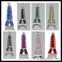 Fashion , Eiffer Tower, Charms for bracelet, 925 Silver Charms, Pendants