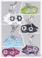 Fashion , Animal, Special Charms, Pig, 925 Silver Charms, Pendants