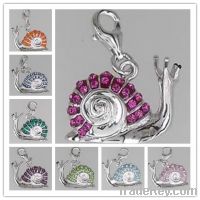 Fashion , Animal Snail, Special Charms, 925 Silver Charms, Pendants