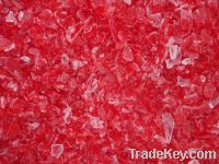 Sell PMMA regrind red+transparent