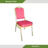 Crown Back Stackable Metal Wedding Chair XC-6-017