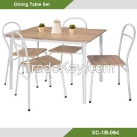 Dining room set 5 pieces Dining table and chair with wooden top