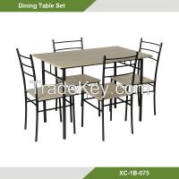 Dining room sets/Cheap 5 pcs metal dining room sets/Dining table and chair