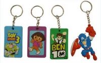 2D cartoon keychain