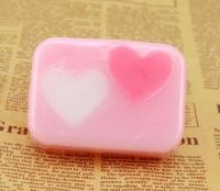 Rose oil heart hanamde soap