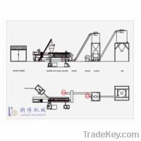 PE/PP AND WOOD COMPOSITE PELLETIZING EXTRUSION LINE