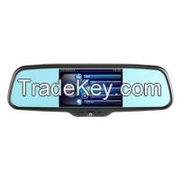 Special Car Rearview Mirror Monitor DVR, Bluetooth, GPS Navigation